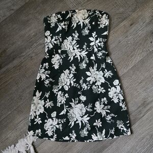 Abercrombie Green Strapless Dress